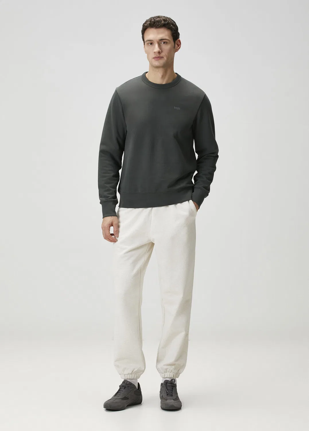 Спортивные штаны Boss, white