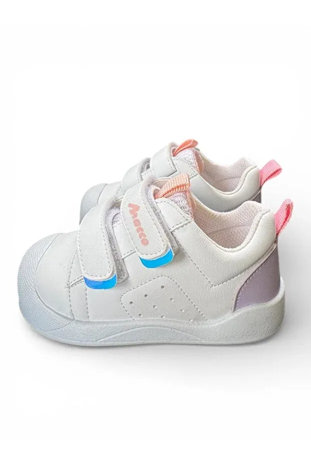 Детские туфли для девочек из искусственной кожи Macco Shoes, White — фото 2
