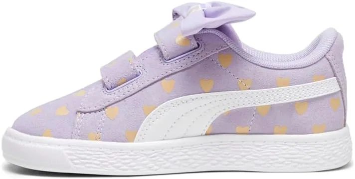 Детские кроссовки для девочек Suede Classic Light Flex Re-Bow V PUMA, Purple — фото 3