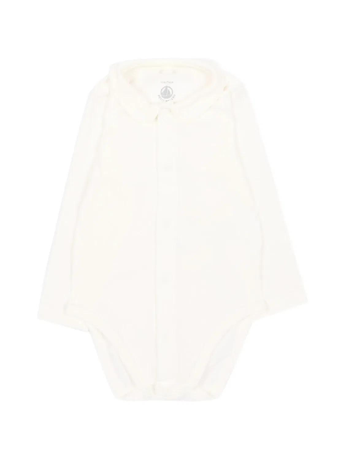 Комбинезон в полоску Petit Bateau, нейтральные цвета — фото 3