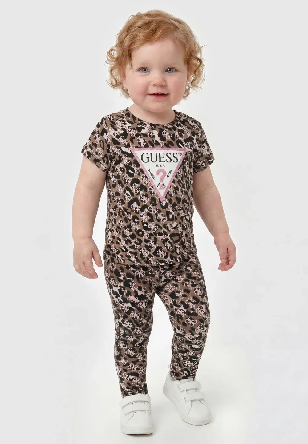 Футболка с животным принтом - футболка с принтом Guess, Animalprint Rose