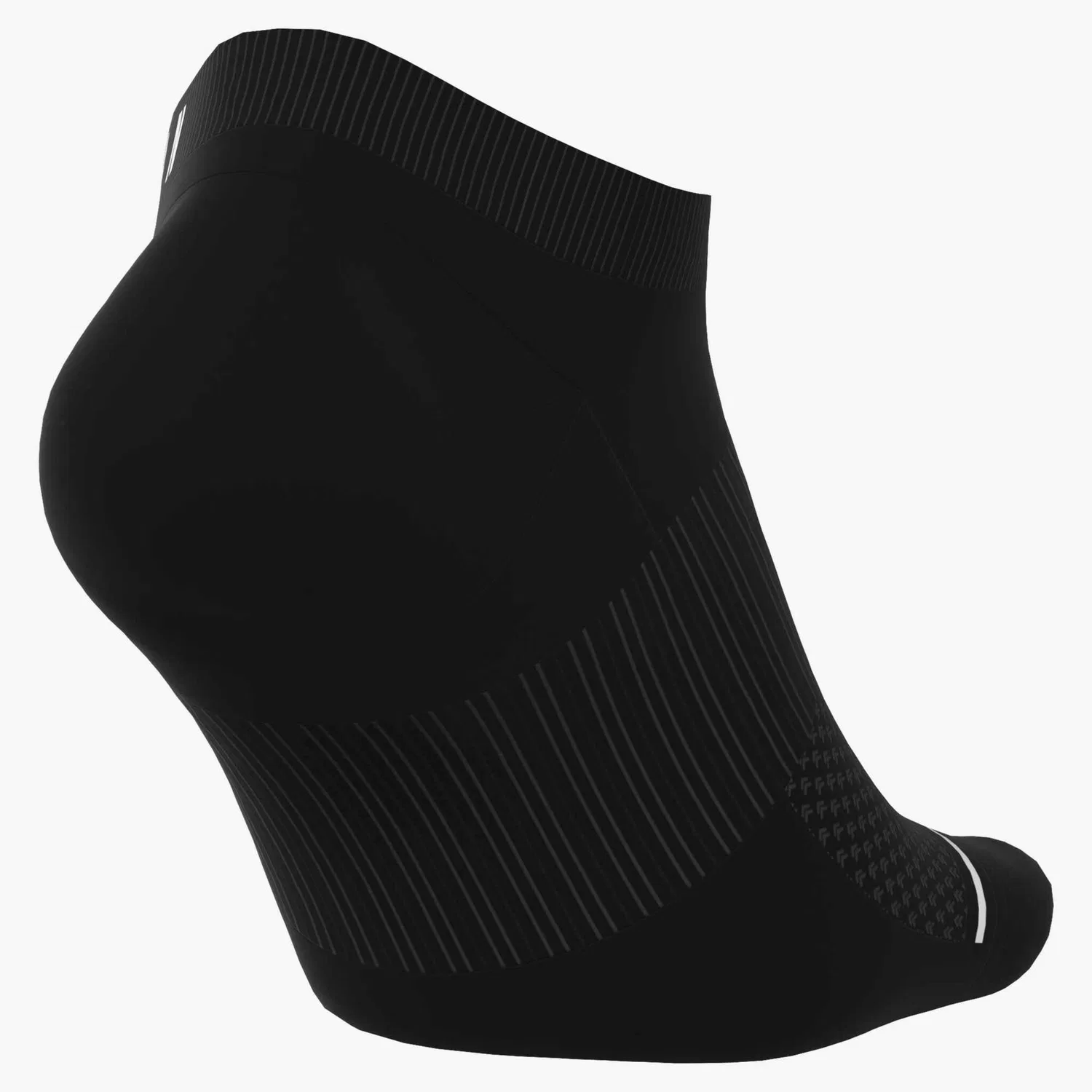 Мужские носки-невидимки для баскетбола Nike, Black/White — фото 3