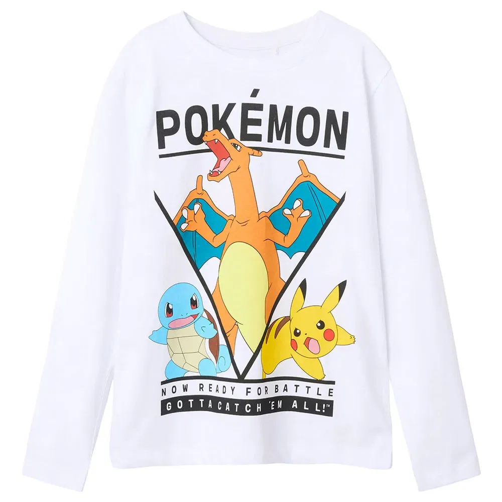 Футболка с длинным рукавом Pokemon Name It, белый — фото 2