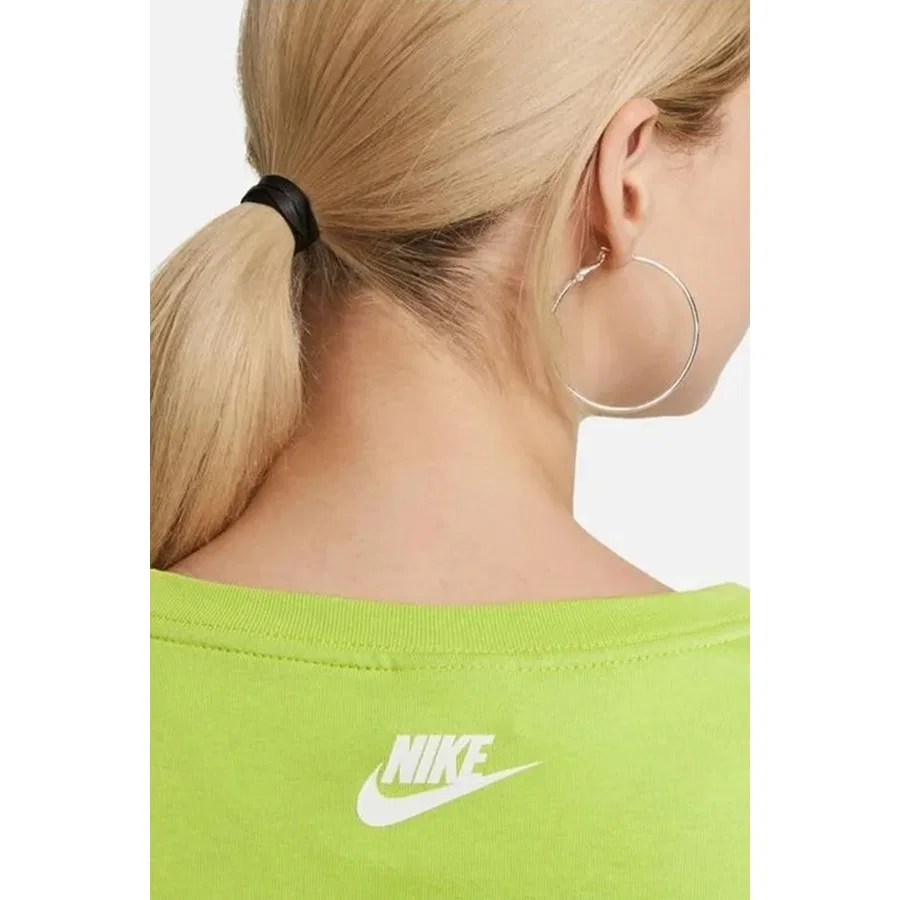Женская футболка с принтом Futura Flover Nike, Зеленый — фото 4