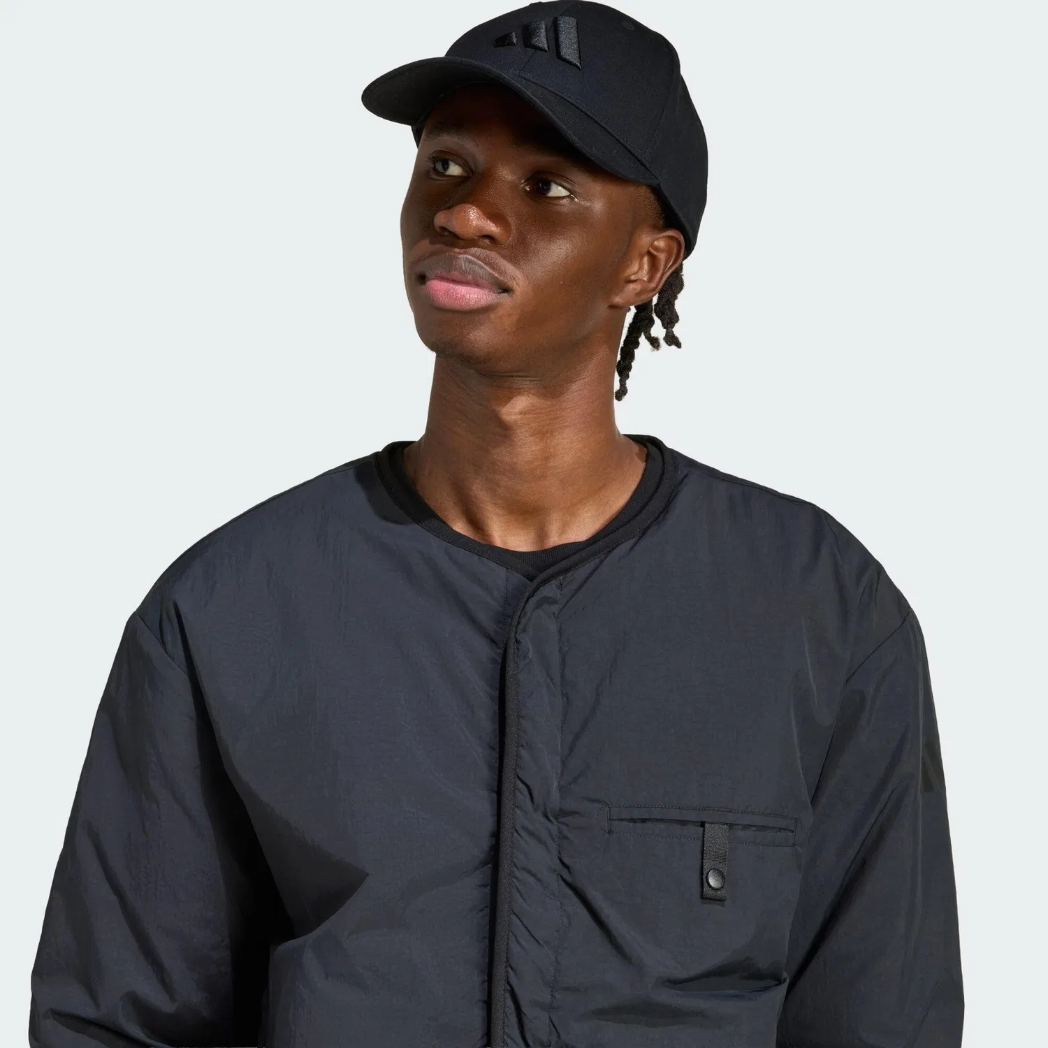 Мужская утепленная куртка-подкладка All SZN Liner Jacke adidas, Schwarz — фото 4