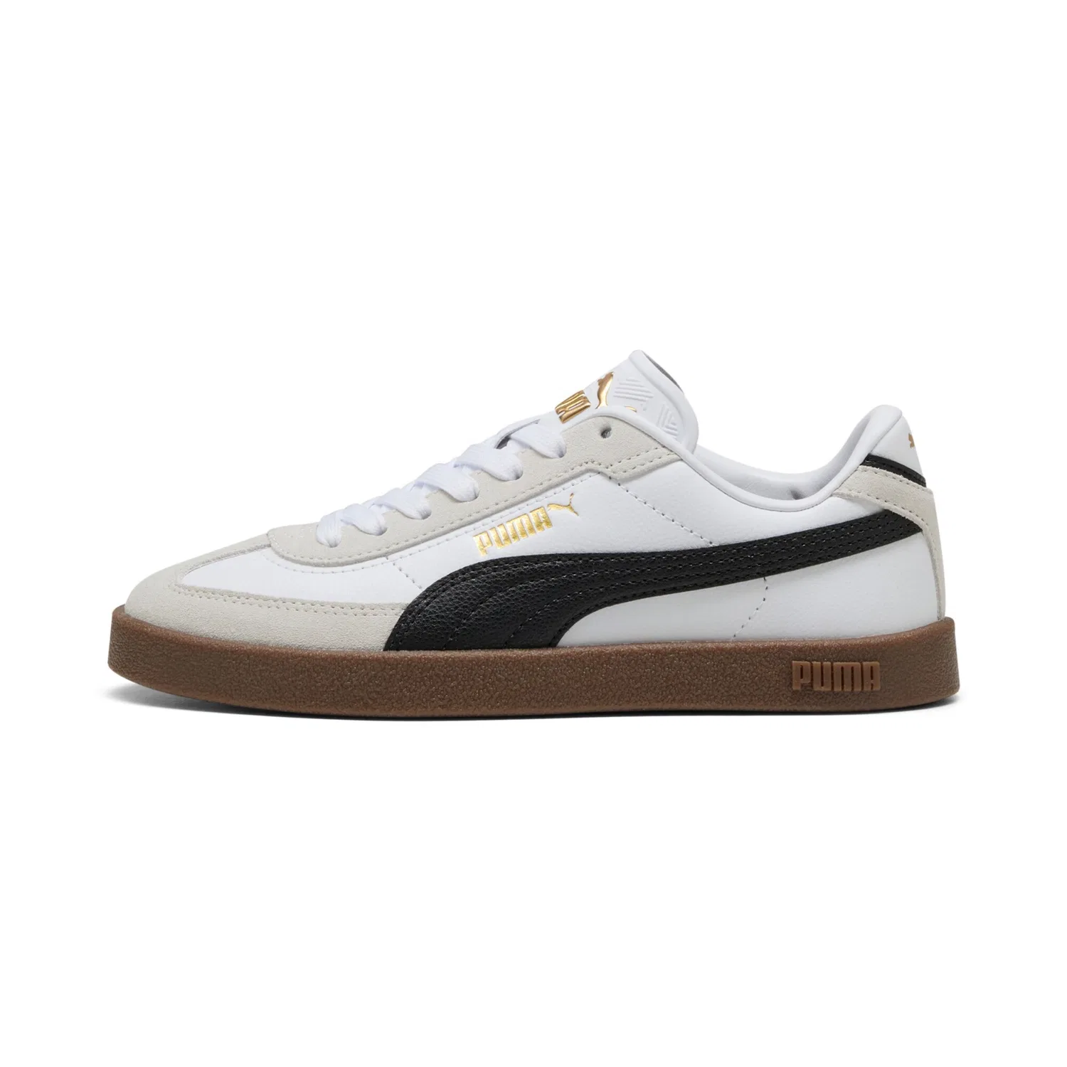 Детские кроссовки с низким профилем PUMA Club II Era JR, PUMA White-PUMA Black — фото 2