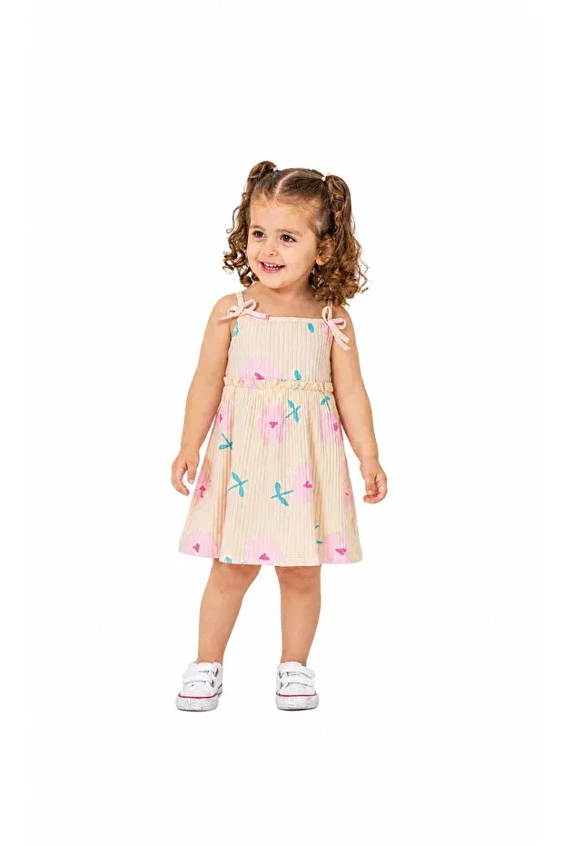 Детское платье для девочек с принтом Summer Dress Mamara, Yellow