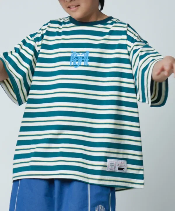 Футболка Junior Oversize Multi Stripe Right, Krnr, белый — фото 2