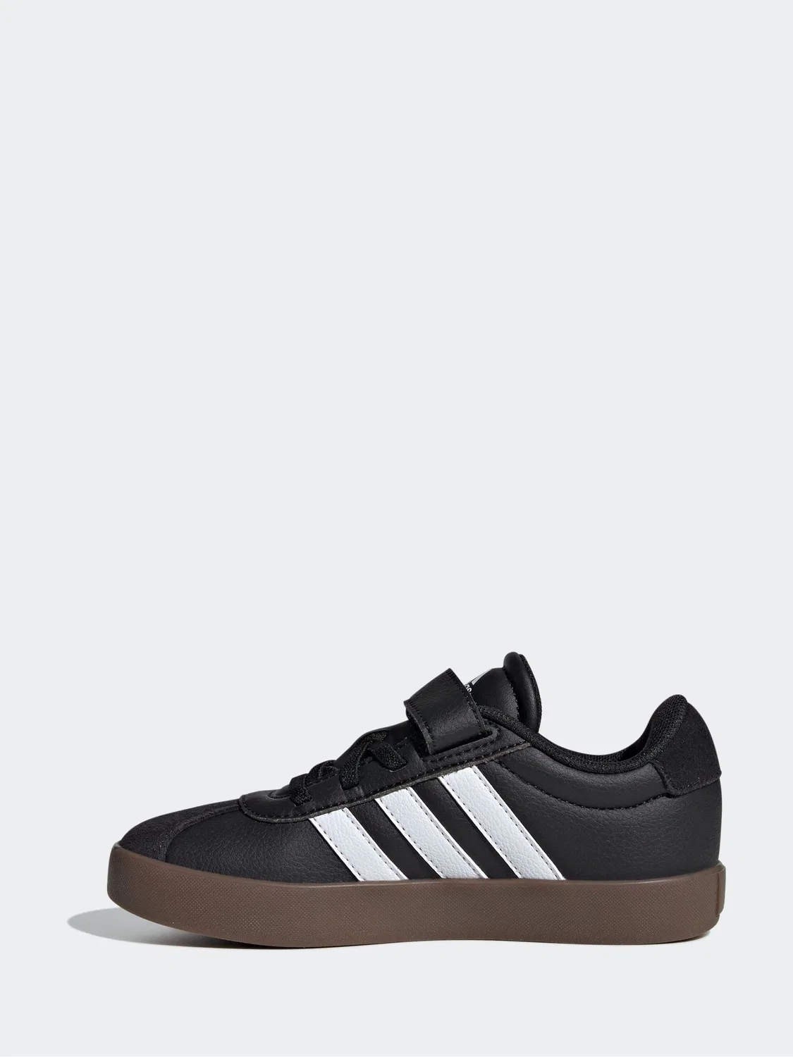 Кроссовки детские Vl Court 3.0 adidas, черно-коричневые — фото 2