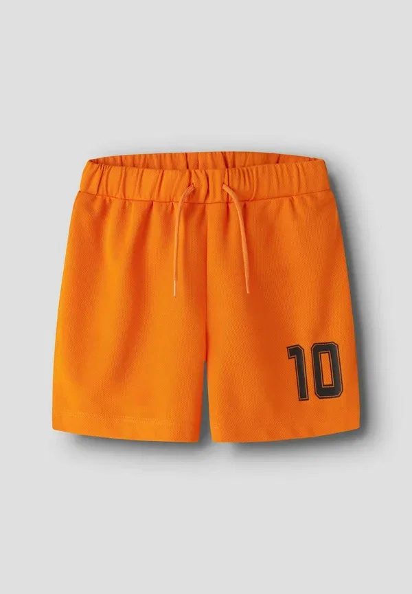 Комплект из шорт и футболки спортивный unisex - tracksuit, Name It, Vibrant Orange, оранжевый — фото 3