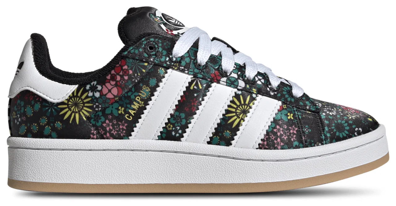 Кроссовки для мальчиков Campus 00s Adidas, черный/зеленый