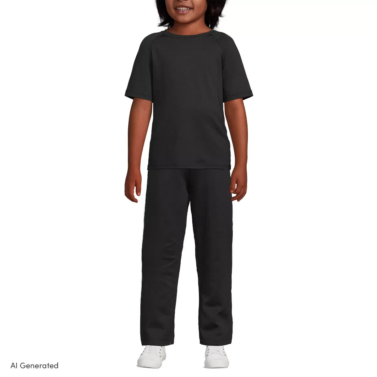 Детская футболка с длинным рукавом Active Tee Lands' End, Black — фото 3