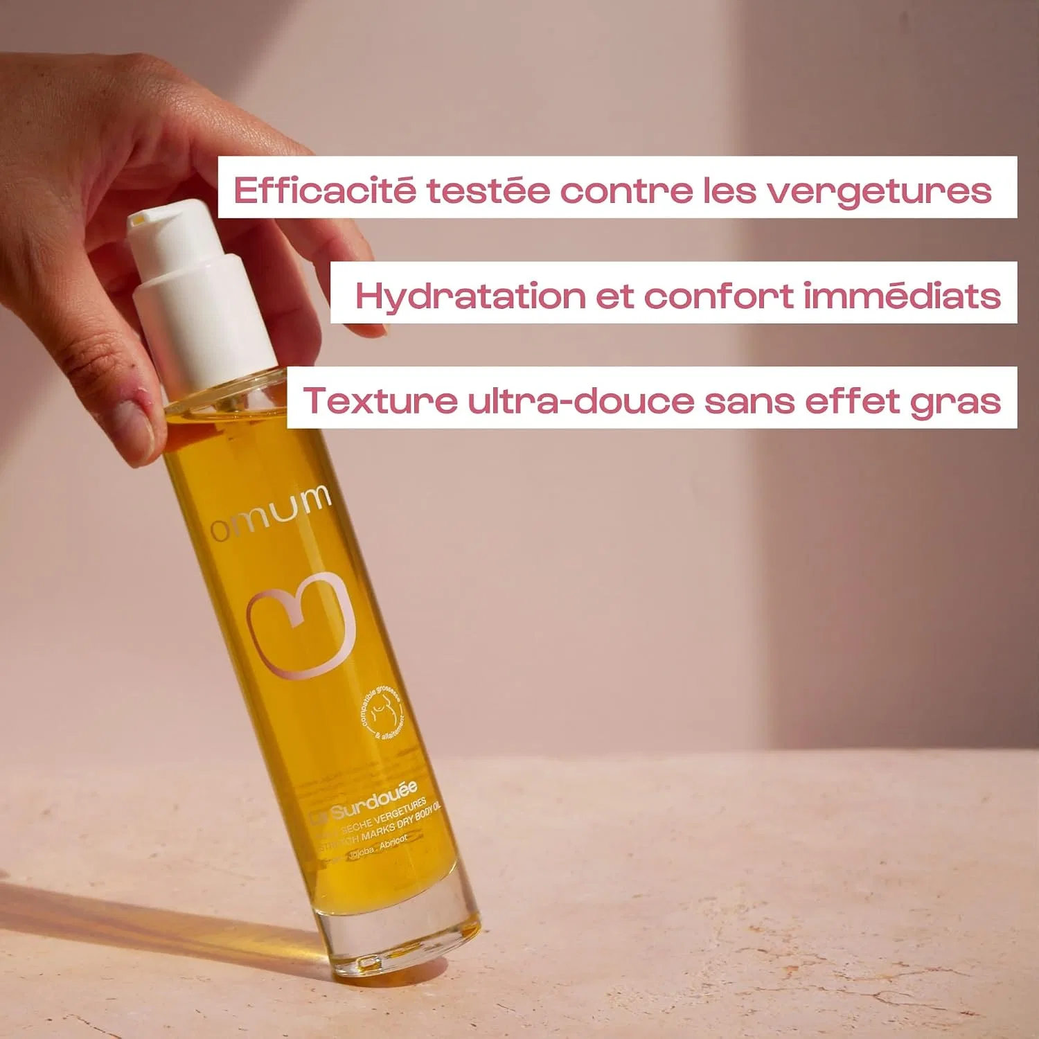 Масло для тела от растяжек Omum La Surdouée, Duo Pack, 2 x 100 мл — фото 3