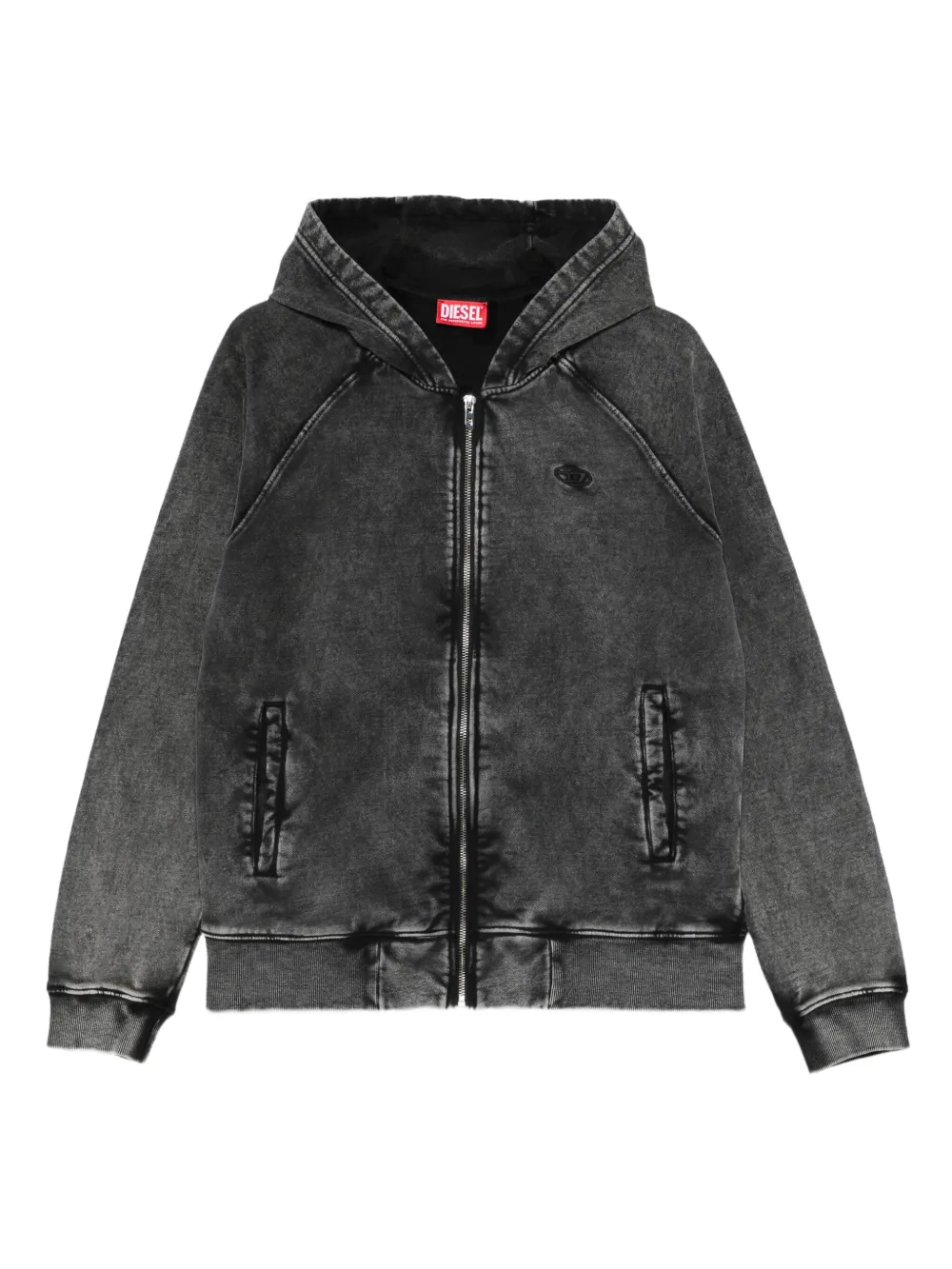 

Толстовка на молнии DIESEL, серый