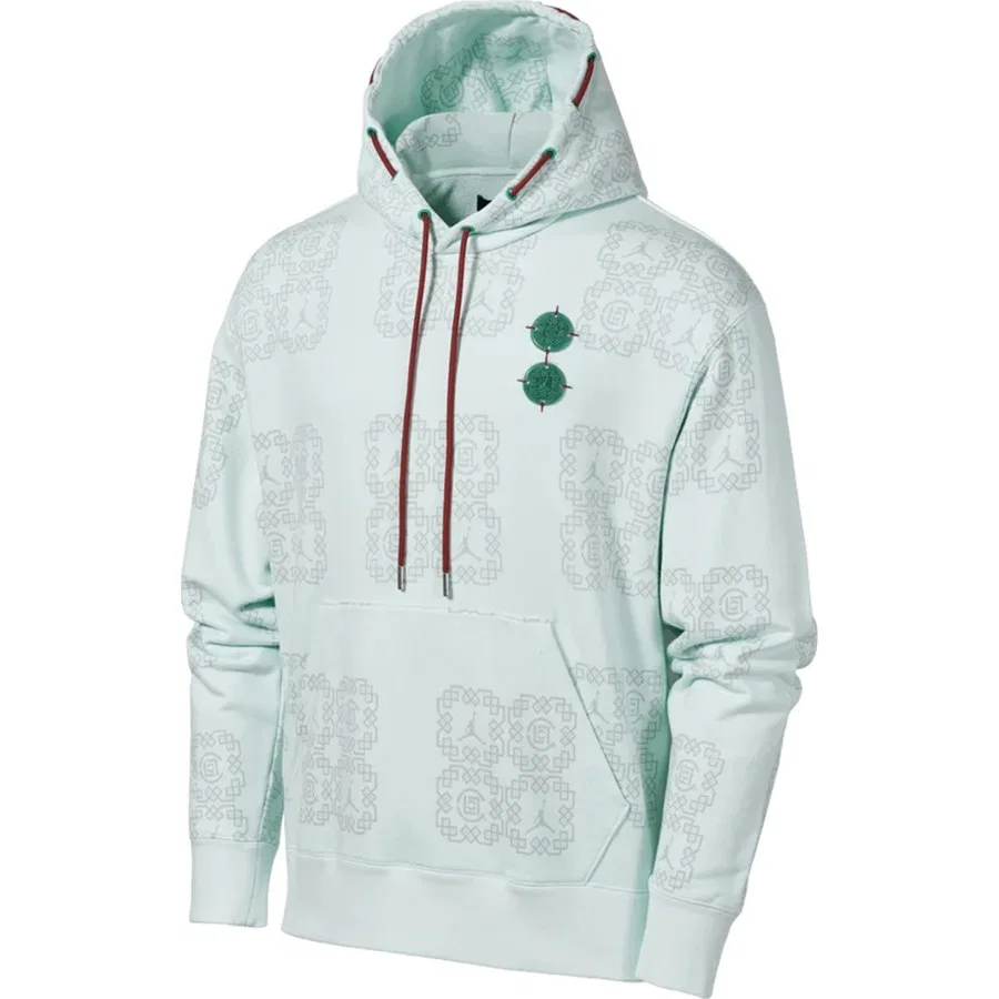 Худи с флисом, модель Air Jordan x Clot Polar, Nike, Разноцветный