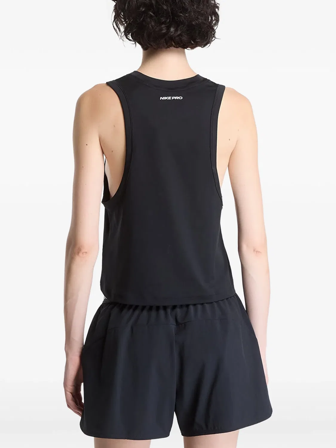 Nike Кроп-топ Pro Dri-FIT черный — фото 3