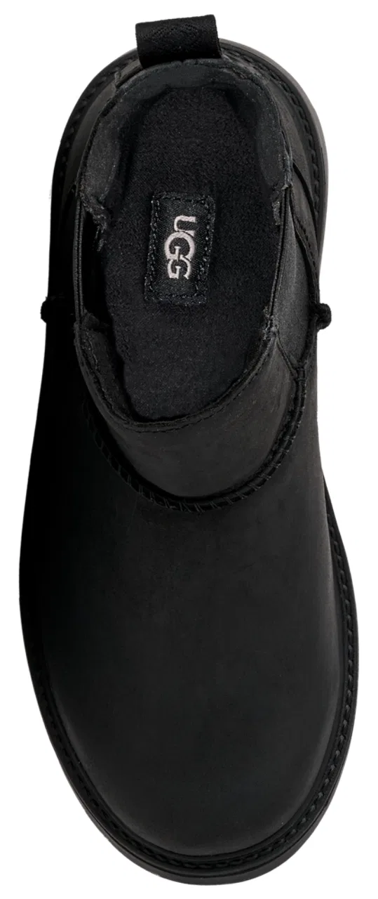 Детские ботинки-челси для девочек с водонепроницаемым верхом UGG Perry Weather Chelsea, Black — фото 4