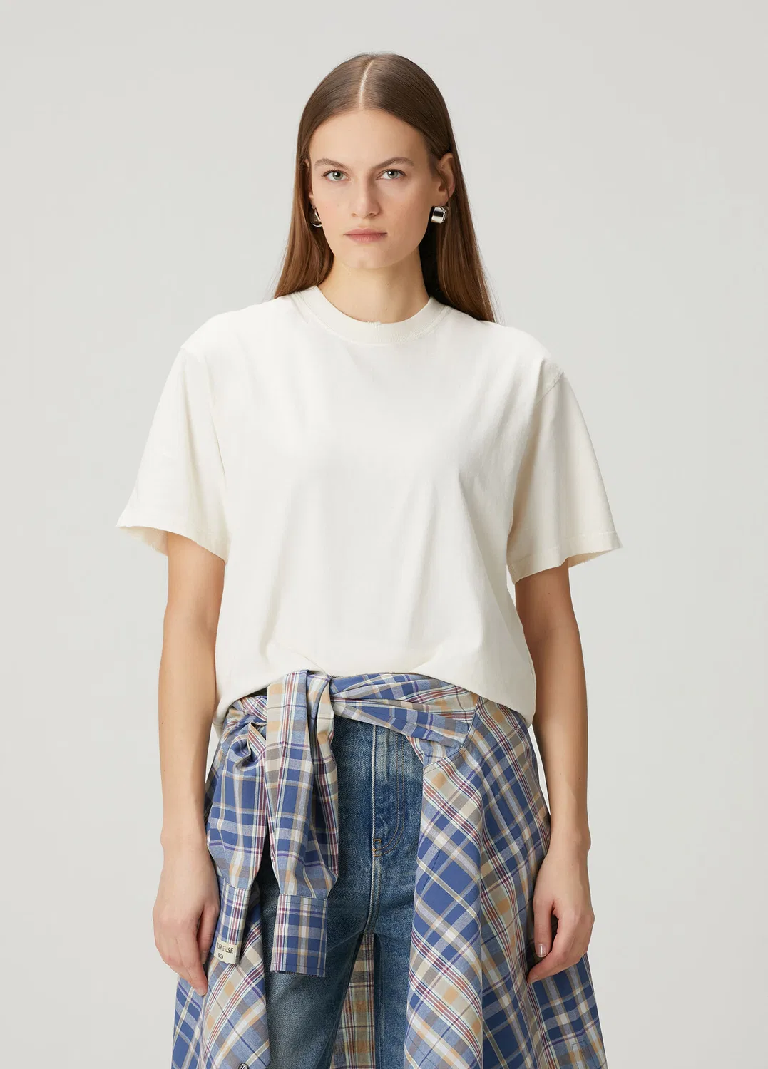 Футболка Golden Goose Ekru