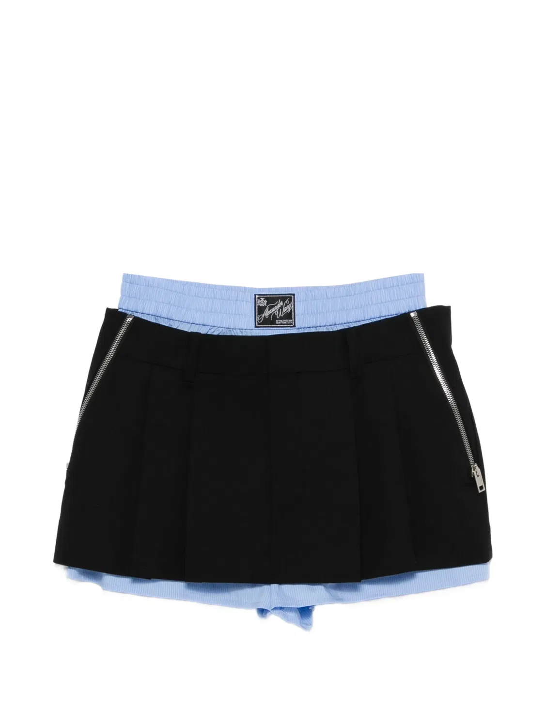 Юбка-шорты черные Alexander Wang, черный