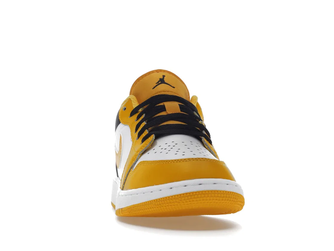 Детские кроссовки Lifestyle с белой и черной отделкой Jordan 1 Low, Taxi/White/Black — фото 2