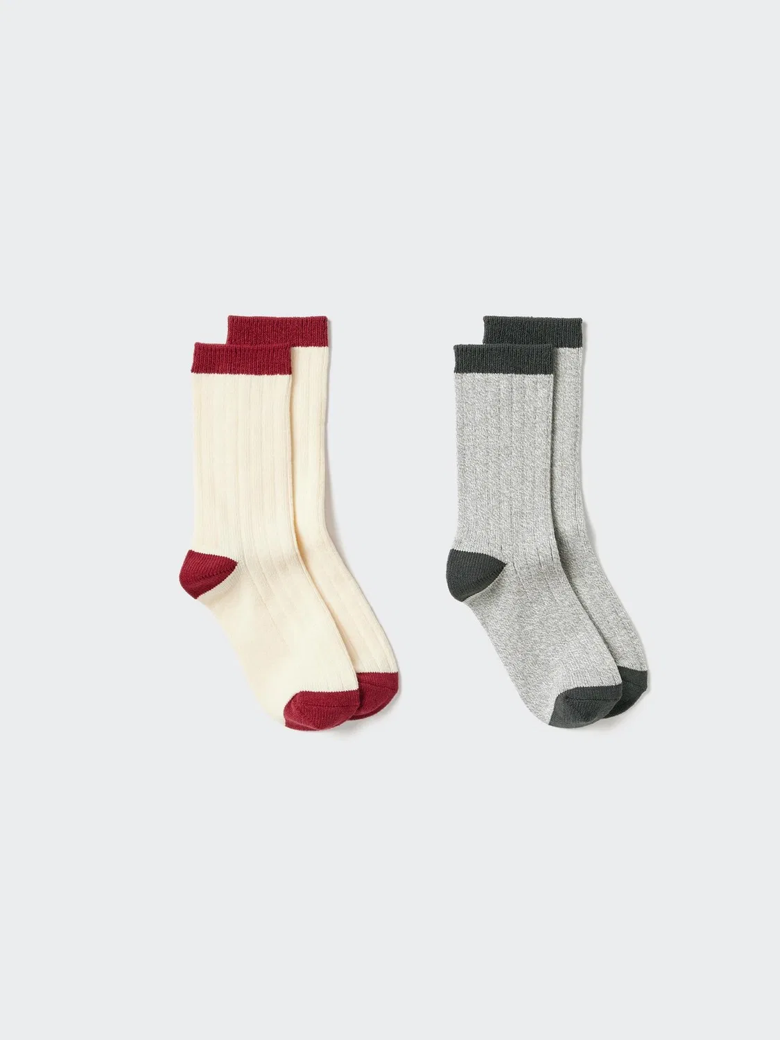 Носки Uniqlo heattech, 2 пары, красный