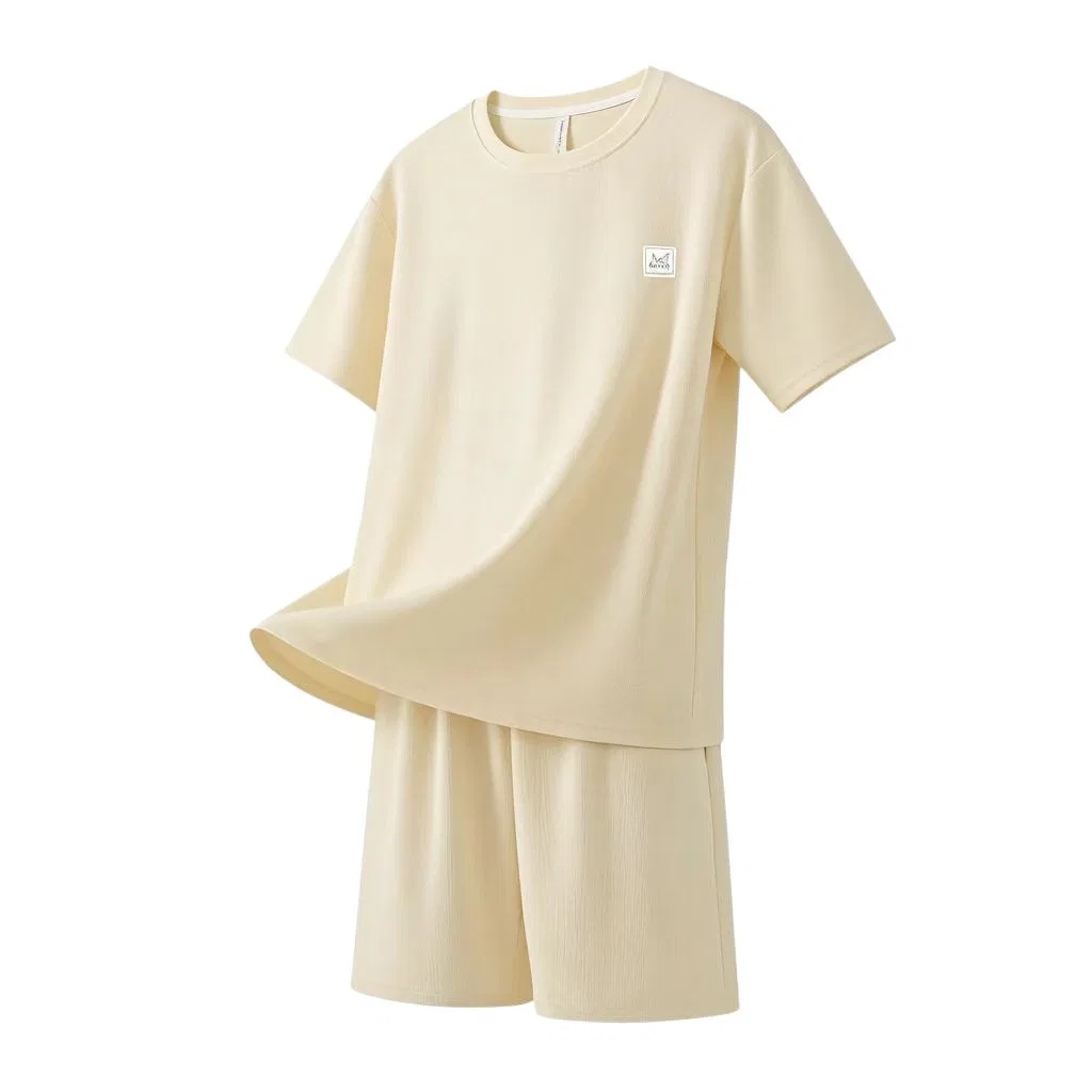 Детский комплект пижамы с коротким рукавом, 03C-WR8212girl, MIIOW