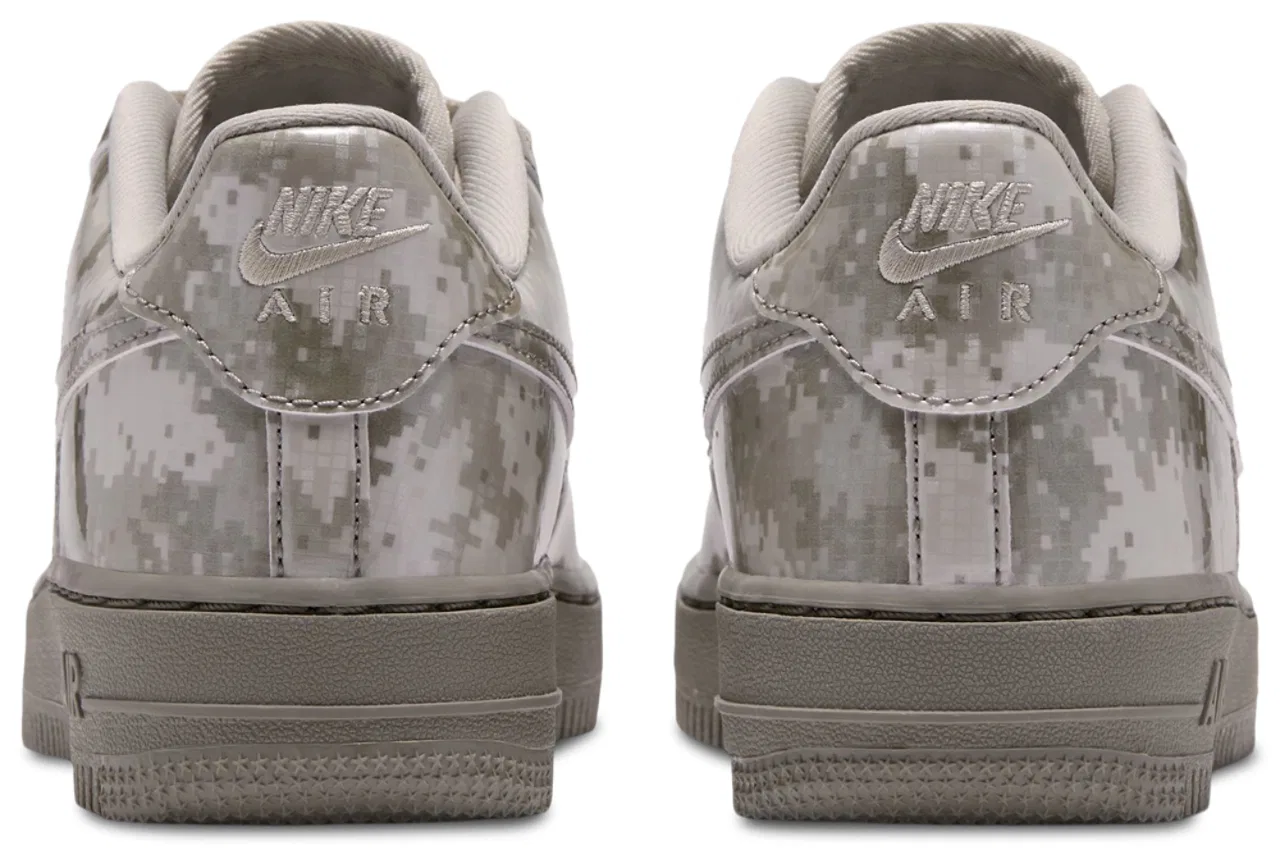 Детские кроссовки для мальчиков из натуральной кожи Nike Air Force 1 Low, Green/Lt Army/Dark Grey — фото 3