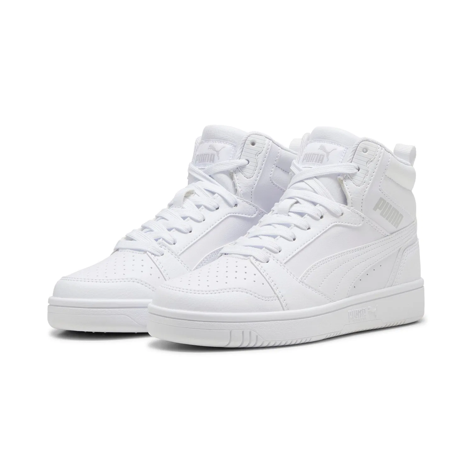 Детские кроссовки с ретро-дизайном PUMA, PUMA White-Cool Light Gray