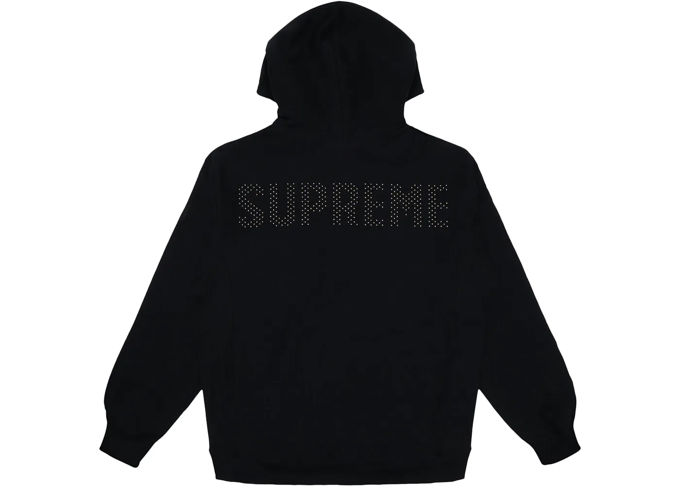 Мужской худи с принтом Supreme Sweatshirt, Black — фото 2