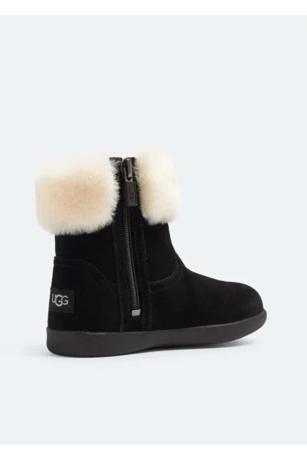 Детские ботинки для девочек с коротким каблуком Ugg, Black — фото 4
