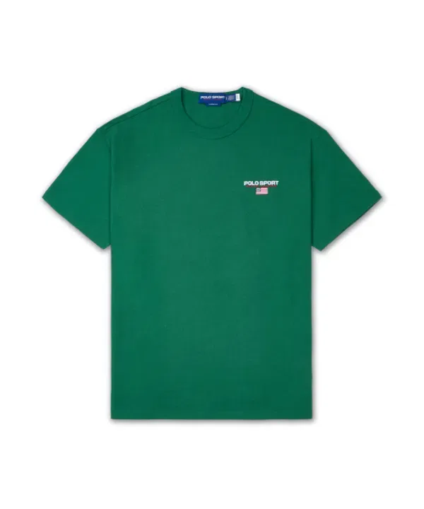 Футболка поло спортивная, классическая, Polo Ralph Lauren, зеленый
