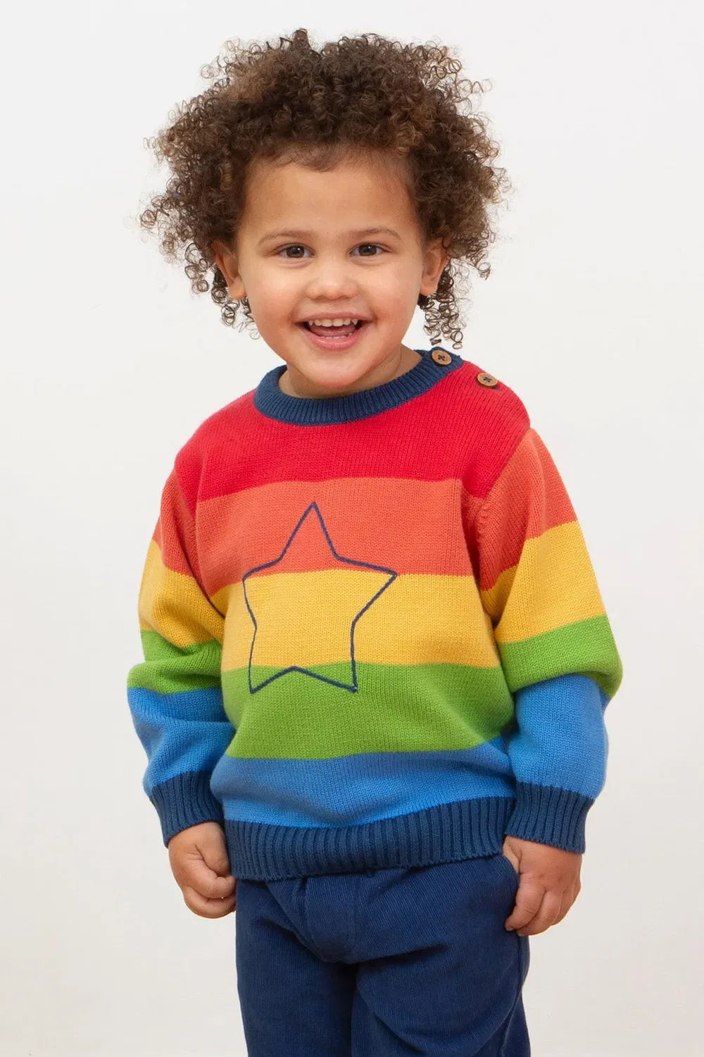Детский джемпер Rainbow Star Kite, Multi — фото 2