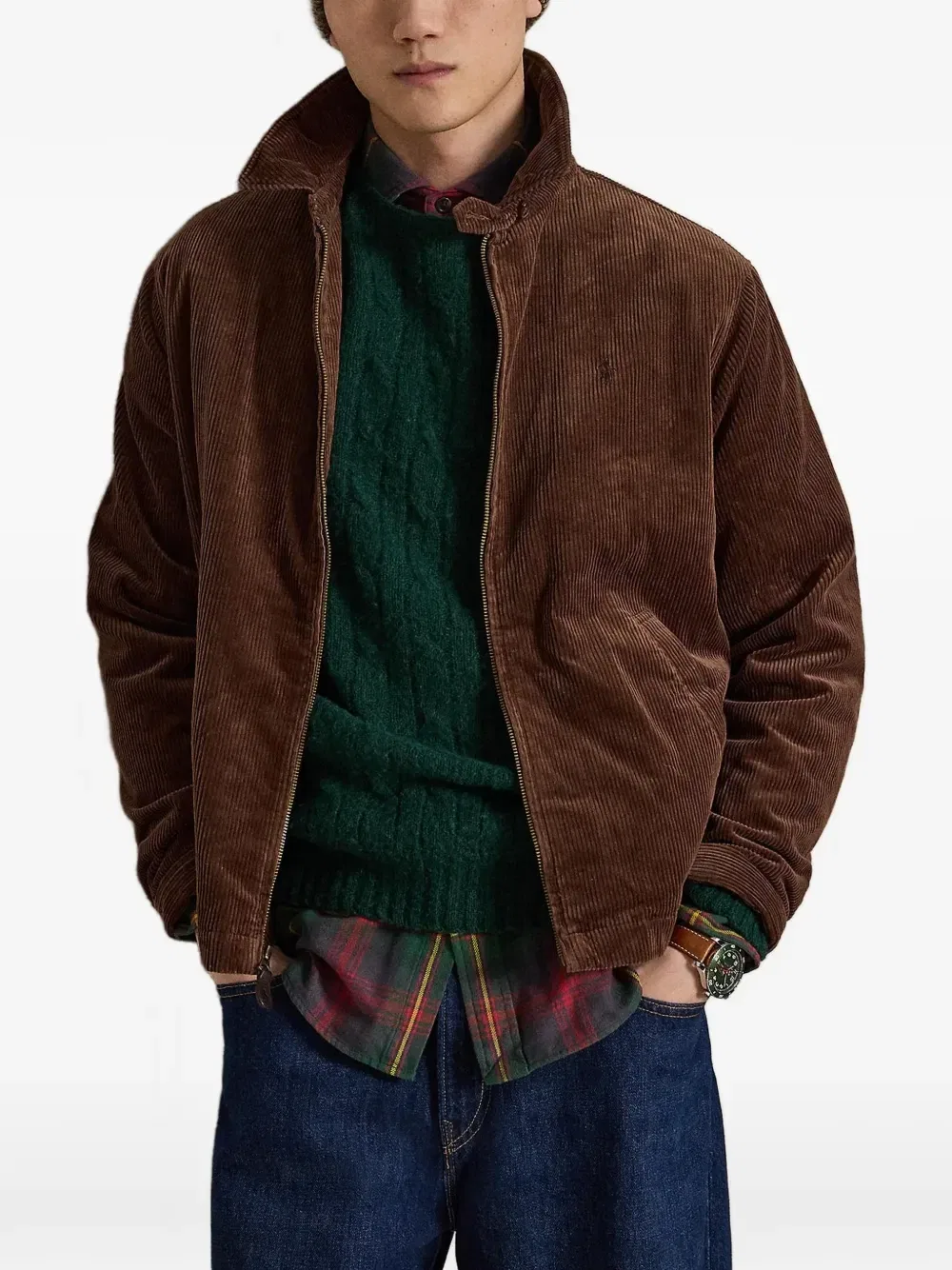 Вельветовая куртка The Wynton POLO RALPH LAUREN, коричневый — фото 2