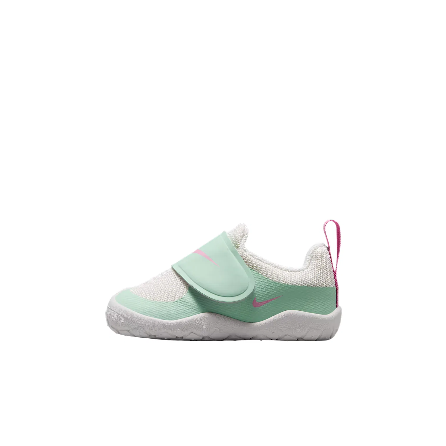 Детские кроссовки для малышей Nike Swoosh 1, Цвет Sail White/Arctic Green/Mountain White/Rise Pink