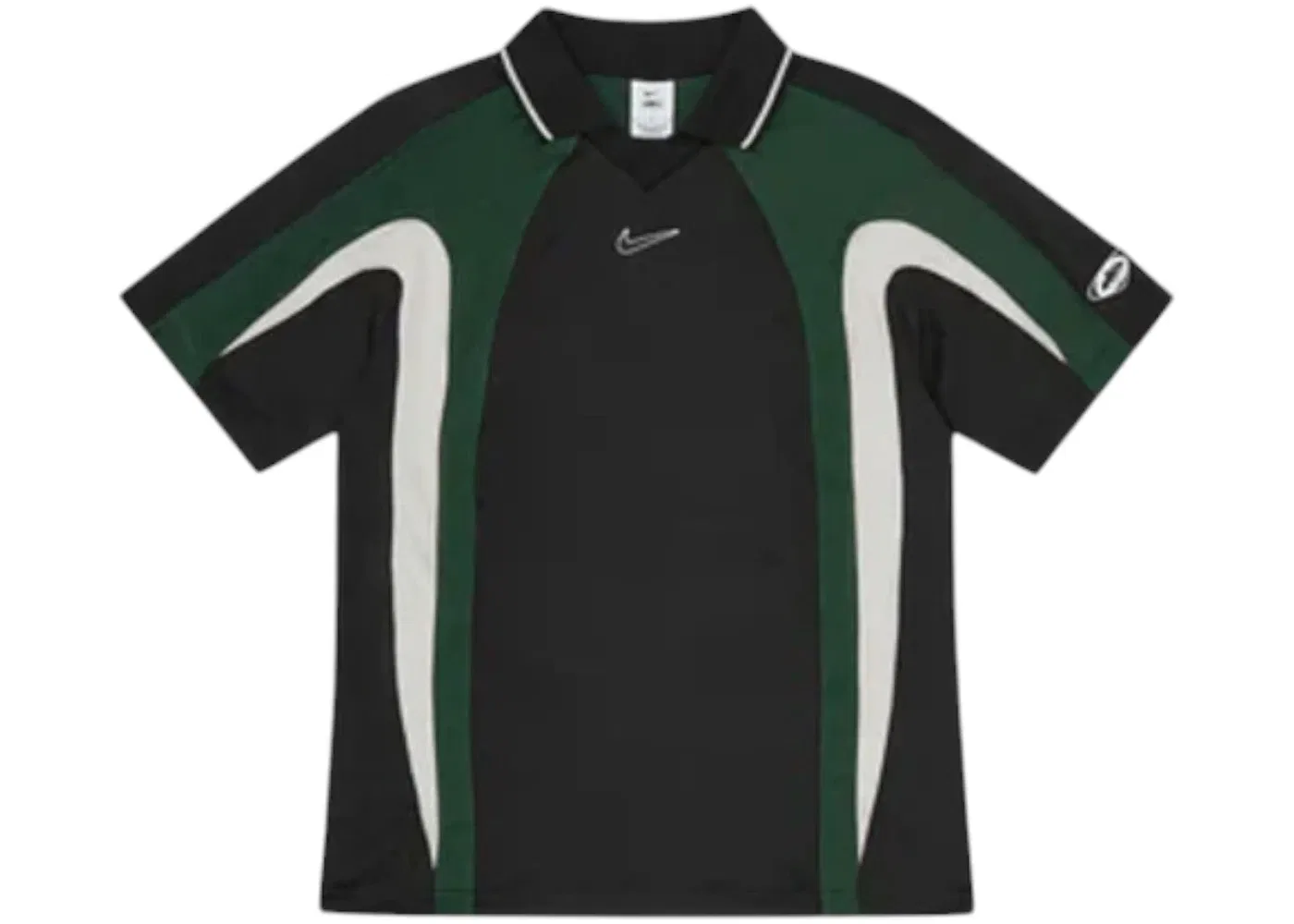 Мужская футбольная джерси с длинным рукавом Jersey Nike, Black/Forest Green