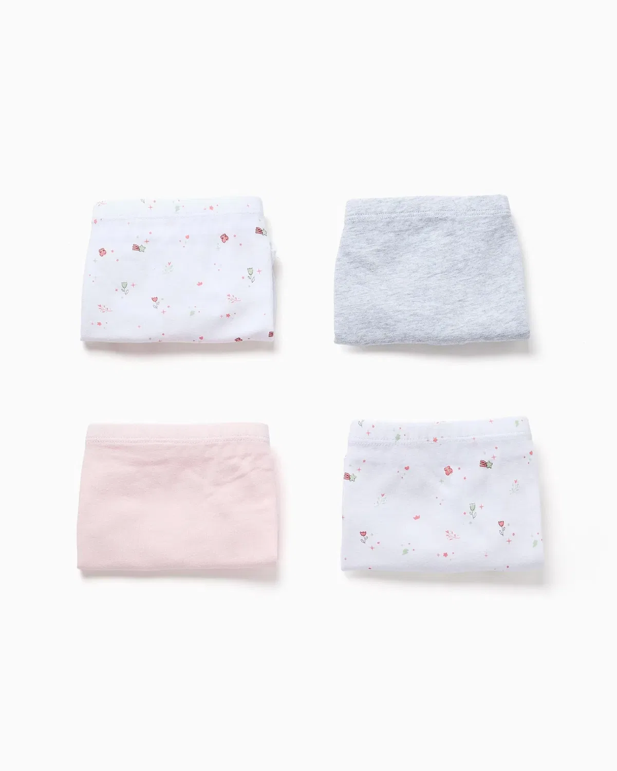 Детские трусы для девочек хлопковые комплект 4 шт Zippy, Multicolor