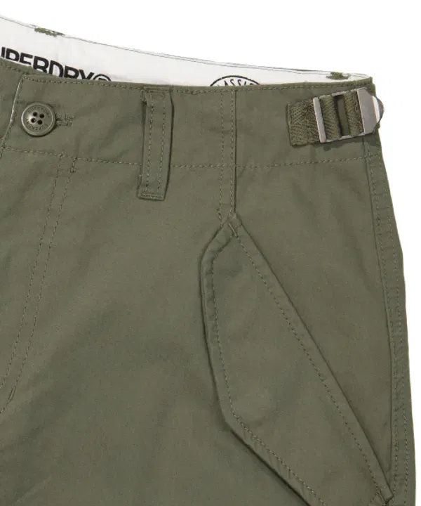 Широкие хлопковые карго брюки, W, Superdry, хаки — фото 4