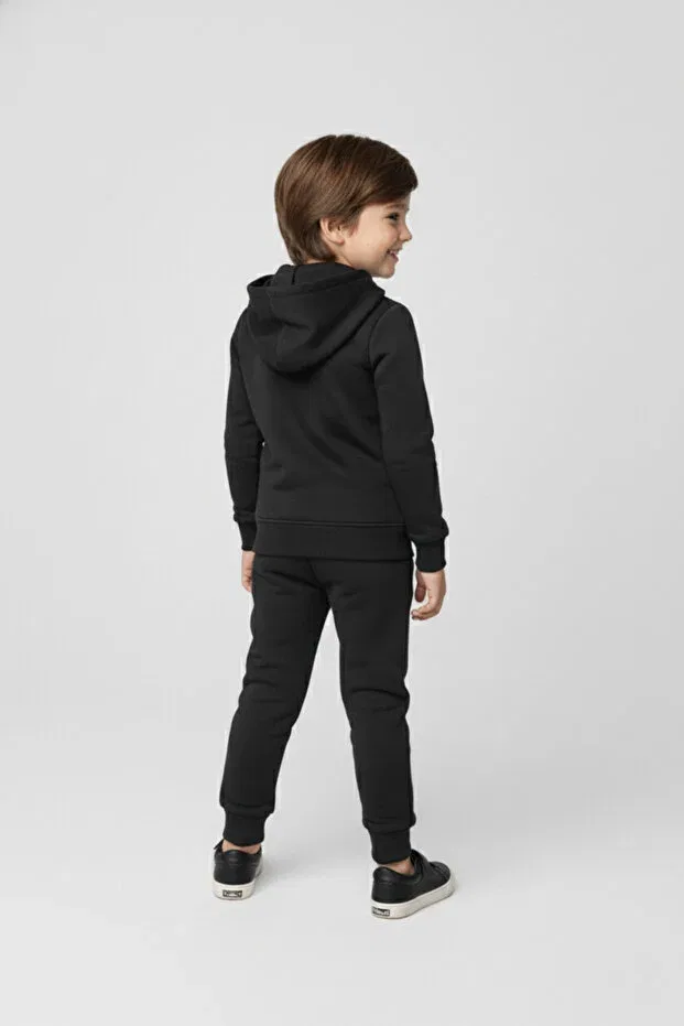 Детский спортивный костюм с капюшоном на молнии Mnk Baby&Kids, Smoked — фото 4