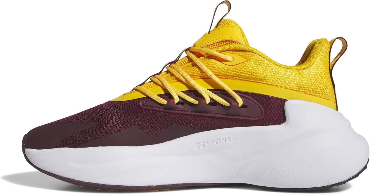 Кроссовки Adidas Унисекс-взрослые NCAA 25/26 Team Alphaboost V2, белый/бордовый — фото 2