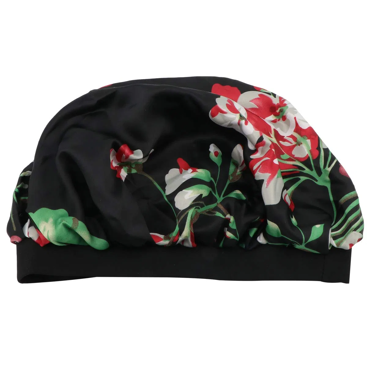 Шапочка для душа Satin, Amosfun, 31x31x1 см, Черный