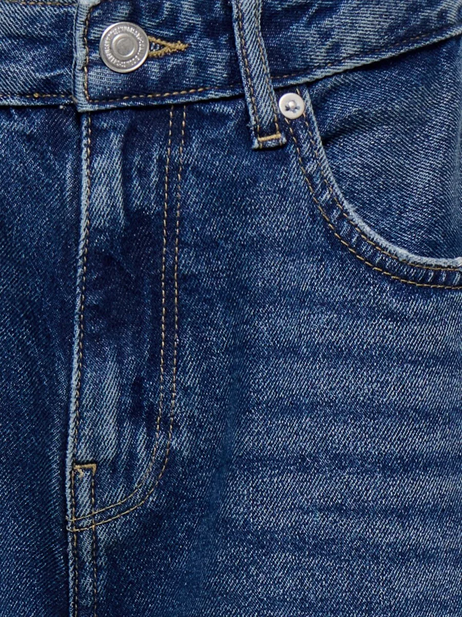 Детские джинсы Only & Sons Junior Barrel Jeans 'OSJCARL' темно-синего цвета — фото 3