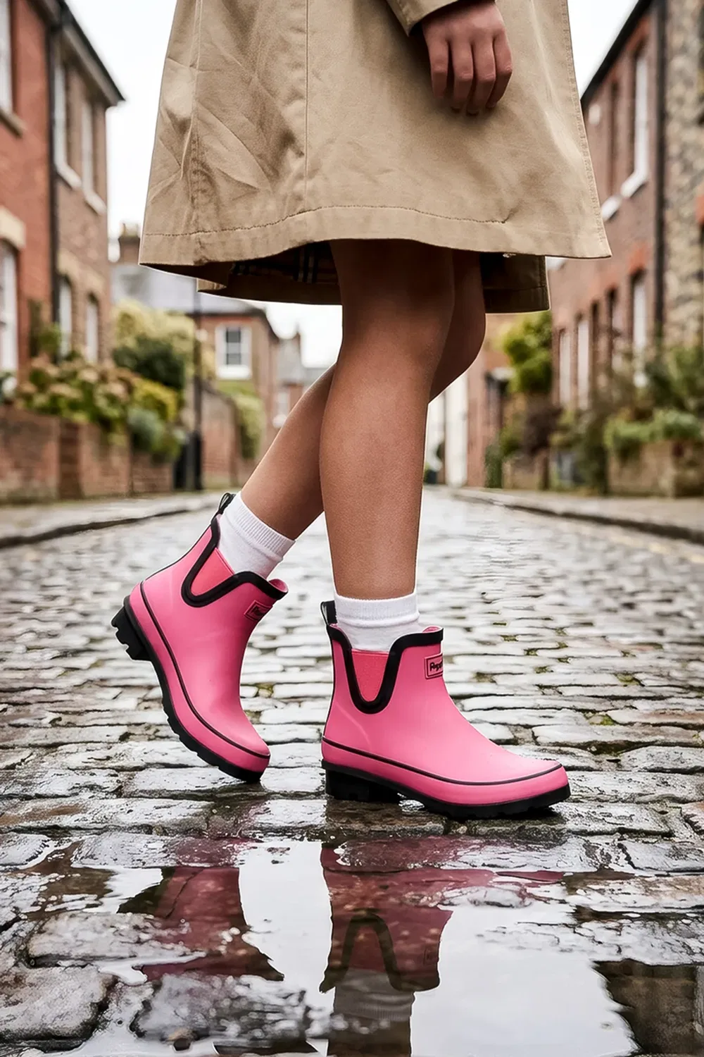 Резиновые сапоги с контрастной отделкой Chelsea Pineapple, Fuchsia
