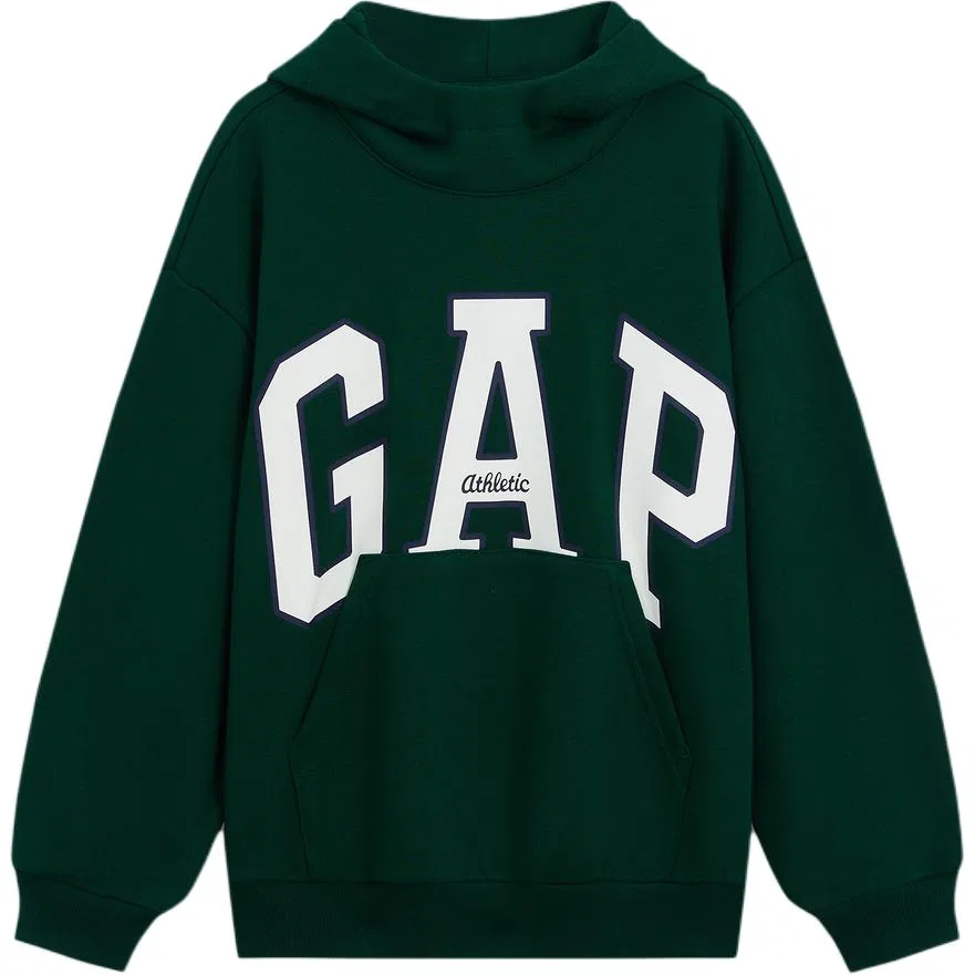 Детская толстовка с капюшоном с принтом Gap, Marine Blue — фото 4
