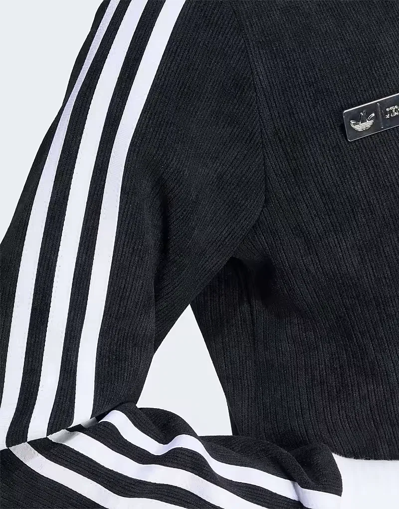 Спортивная футболка Adidas Originals Adiluna season 2 x jennie fan og, черный — фото 4