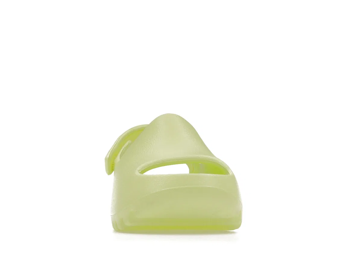 Детские сланцы Yeezy Slide Adidas, Glow Green — фото 2