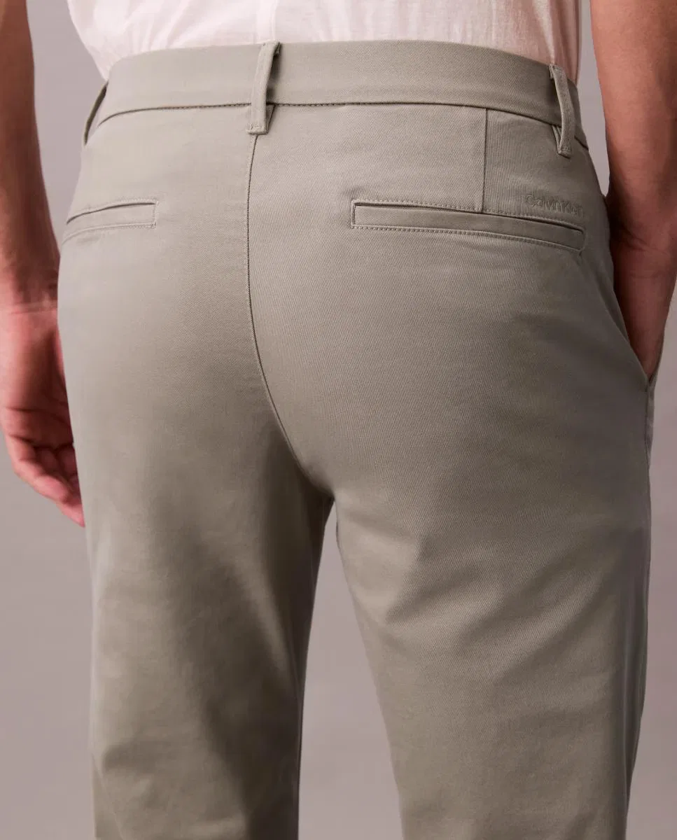 Мужское узкие джинсы, Vaquero Slim 90s, Calvin Klein, бежевый — фото 4