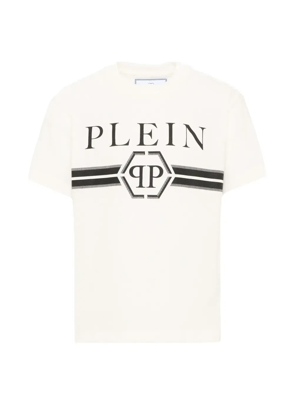 Футболка из хлопка с логотипом Philipp Plein Junior, бежевый