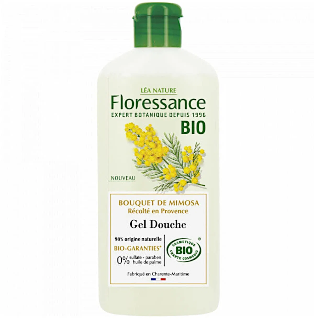 Органический гель для душа Mimosa Bouquet, Floressance, 250мл Floressance Par Nature