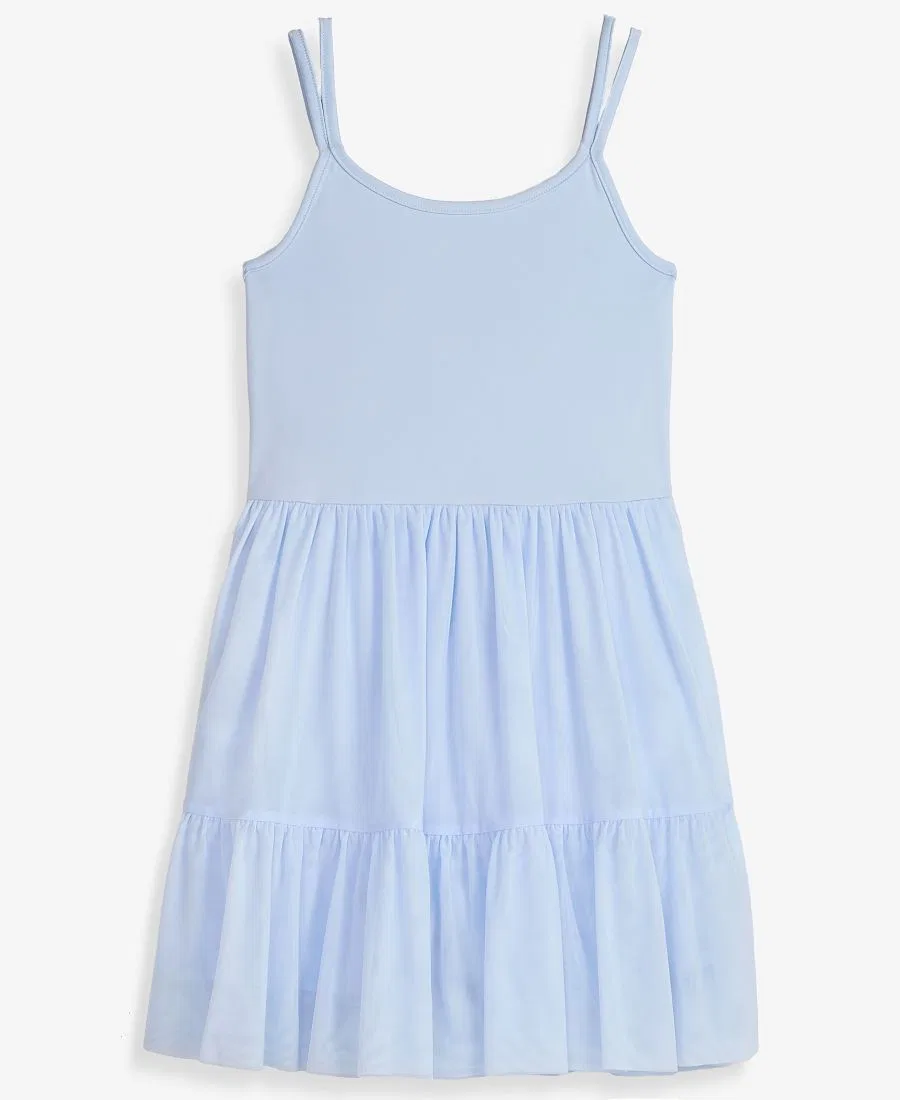 Платье спортивное с юбкой-сеткой Epic Threads, True Light Blue