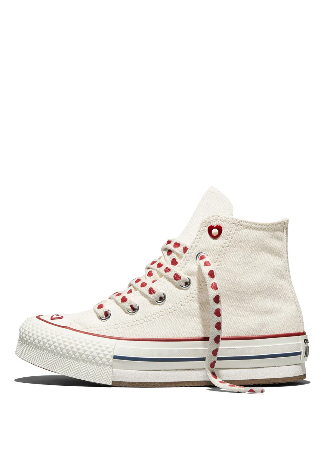 Кеды Converse Chucks In Love Chuck Taylor All Star Eva Lift, кремовый — фото 4